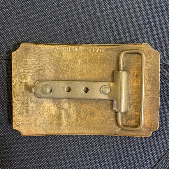 Vintage Erie Pacific Railroad brass belt buckle - Picture 2 of 3